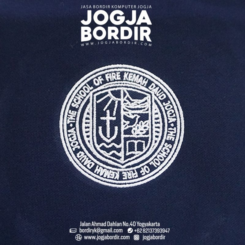 Bordir kaos polo yogyakarta