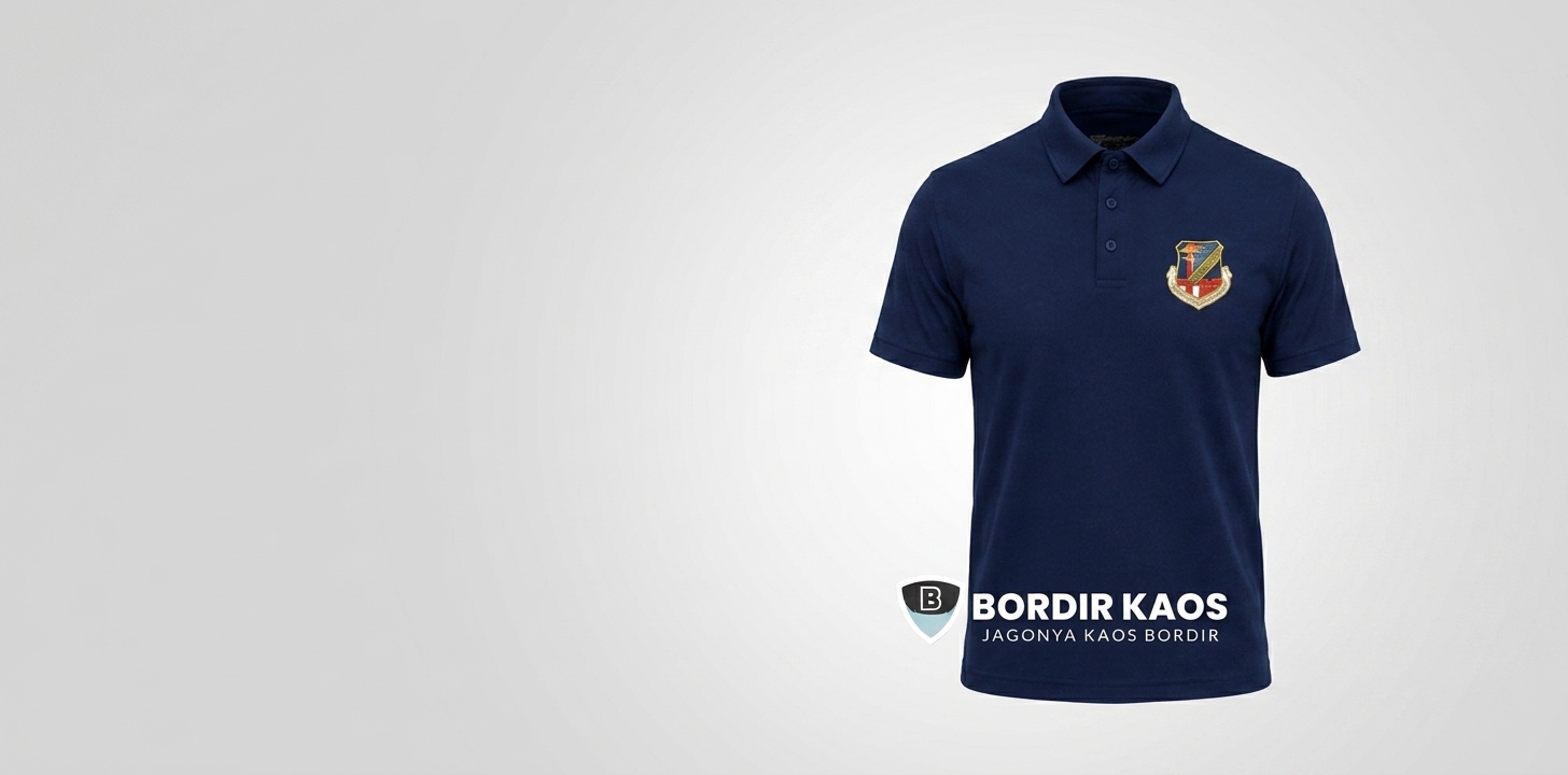 Konveksi bordir kaos polo jogja
